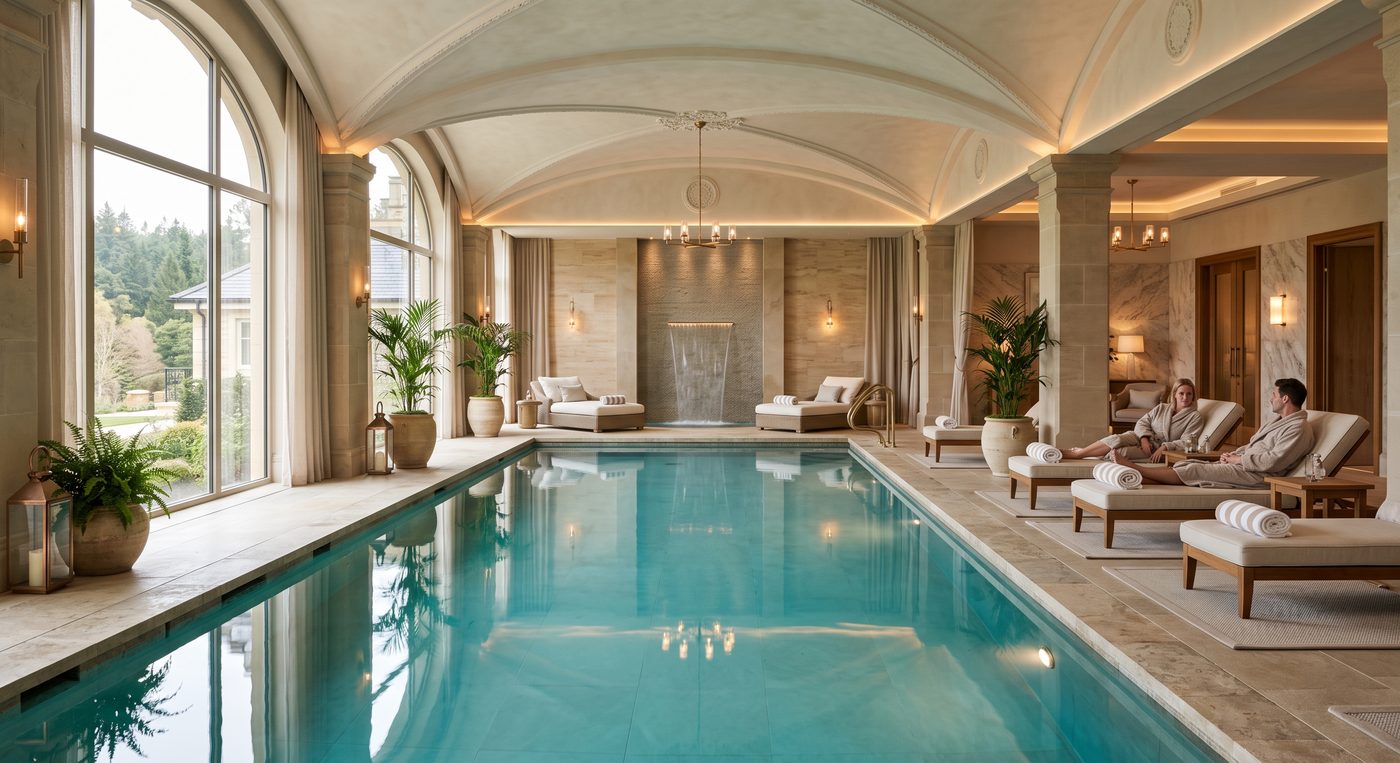 Spa et piscine d'eau thermale impériale - L'Écrin Vendôme